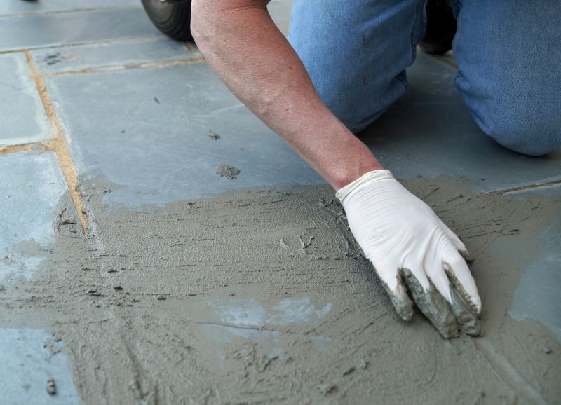 Porch Tile Installation