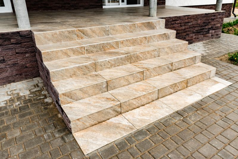 Porch Tile Installation