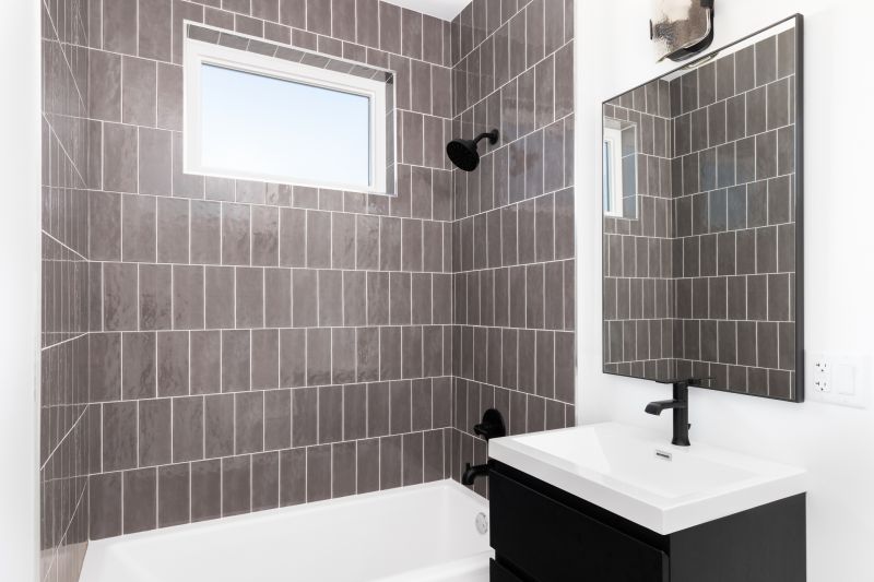 Elegant Bathroom Tile Finish